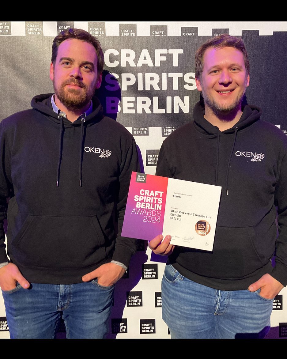 Unser Team auf der Preisverleihung der Craft Spirits Awards 2024