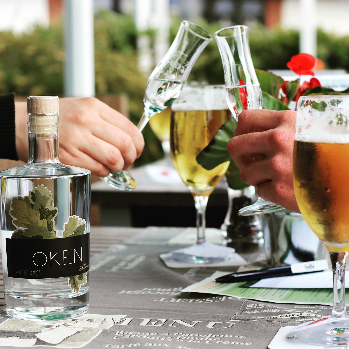 OKEN trinken im Restaurant